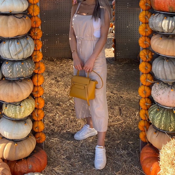 Bershka open back tie strap jumpsuit/ overalls - Picture 5 of 11